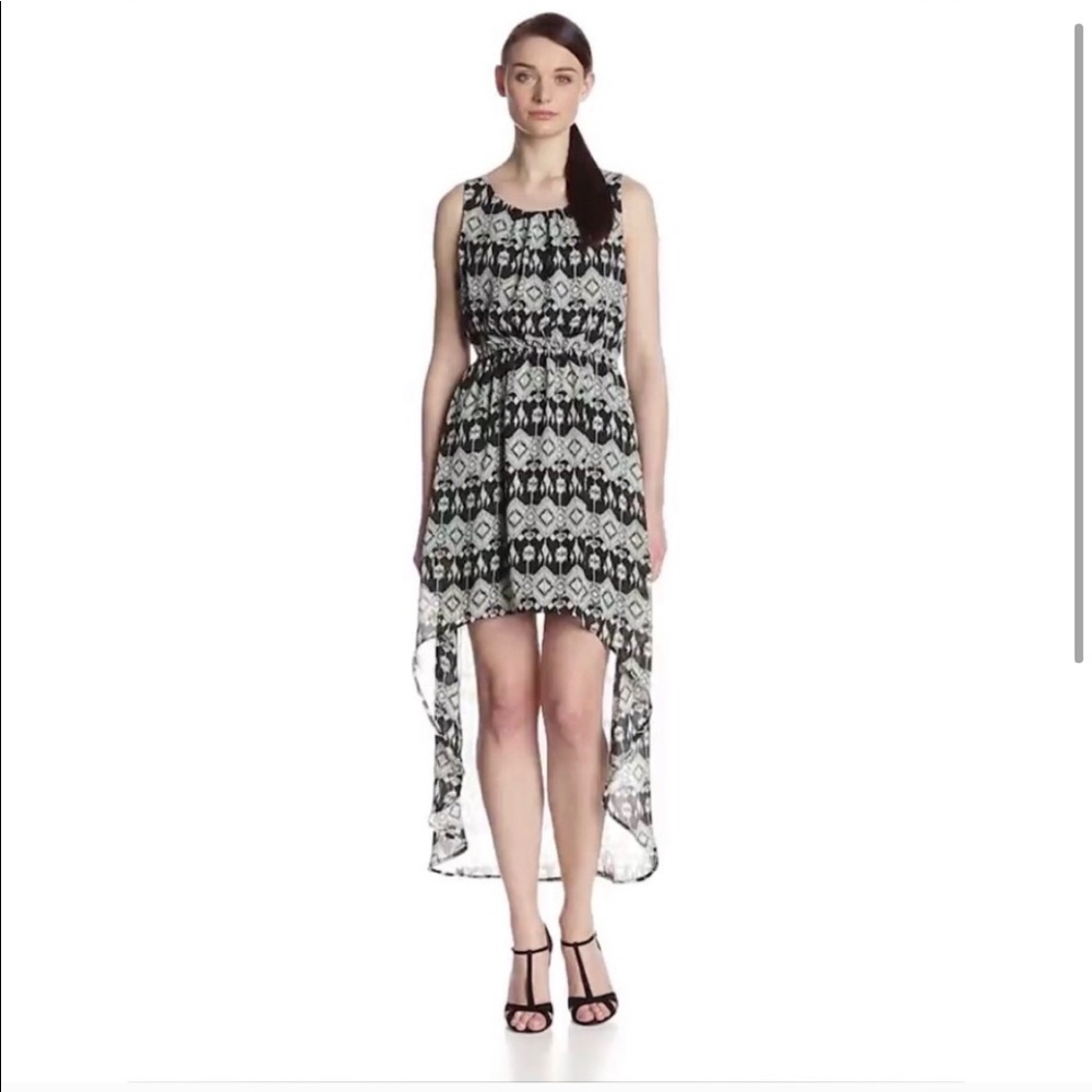 Olive & Oak Hi-Low Ikat Dress